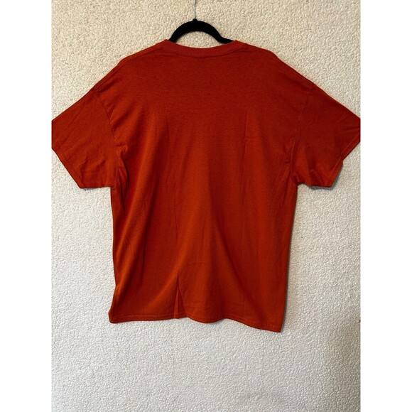Gildan Burnt Orange Texas Longhorns Pumpkin Graphic XL T-Shirt - Picture 7 of 8